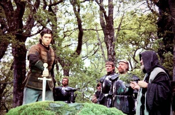 Excalibur - Z filmu - Nigel Terry, Clive Swift