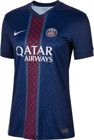 Dámský domácí fotbalový dres s krátkým rukávem Nike Paris Saint-Germain Stadium 2025/26