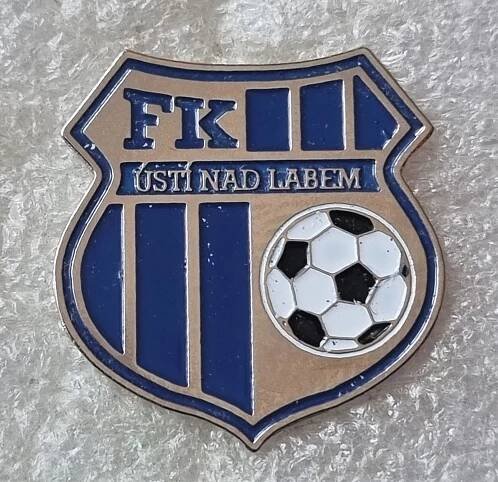 FK ÚSTÍ NAD LABEM, LOGO, fotbal, ČESKO - Odznaky, nášivky a medaile