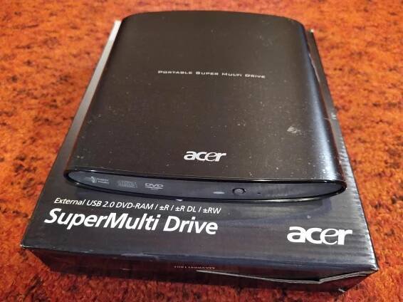 Externí CD/DVD mechanika, vypalovačka Acer - Notebooky, příslušenství