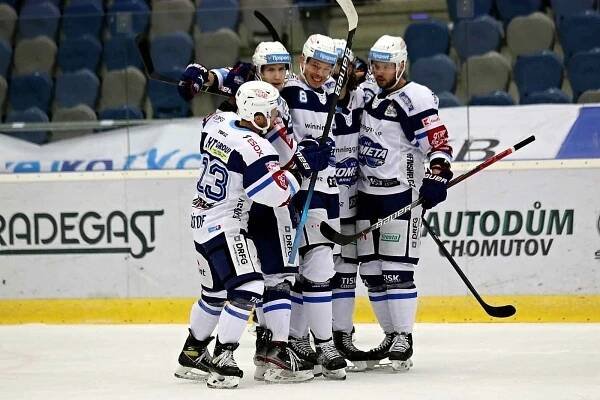 Hokejová extraliga: Rytíři Kladno - Kometa Brno.