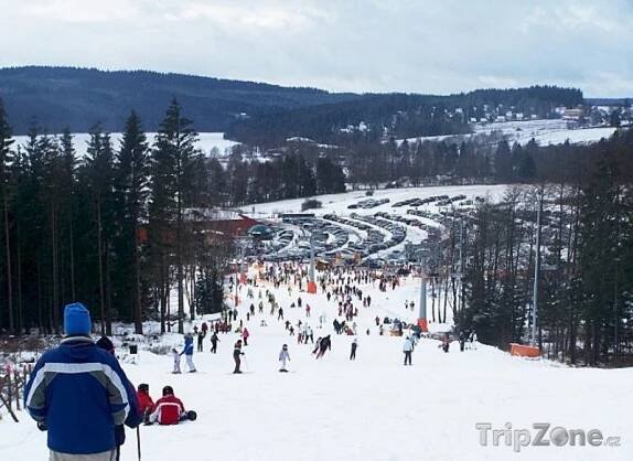 Fotka, Foto Lipno nad Vltavou, sjezdovka Jezerní