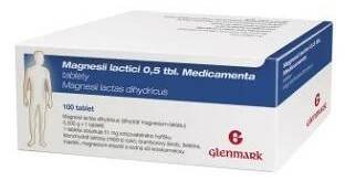 MAGNESII lactici Medicamenta 0,5 g x 100 tablet