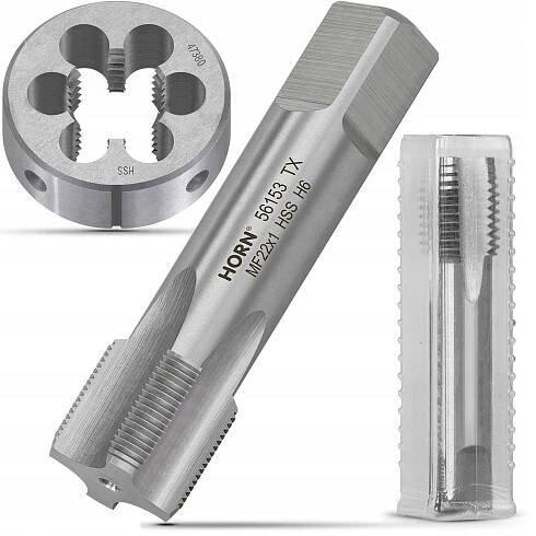 RUČNÍ ZÁVITNÍK M22x1 DIN-2181/1P + NÁŘADÍ M22