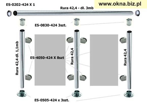 Balustrady szklane - Okná ,brány, rolety , dvere - Profi Partner Zywiec, Bielsko-Biala, Čadca, Źilina, Zilina, Žilinský