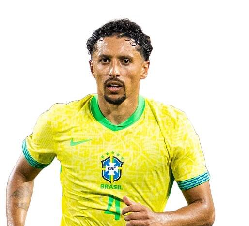 Marquinhos plays as a centre-back for Ligue 1 club Paris Saint-Germain, which he captains, and the Brazil national team, which he vice-captains. Marquinhos was part of PSG's team that reached the 2020 UEFA Champions League final. After Thiago Silva's departure in August 2020, Marquinhos took up the role of captain. His trophy cabinet with PSG includes eight Ligue 1 titles and twelve domestic cups, and he ranks third for all-time appearances for the club.