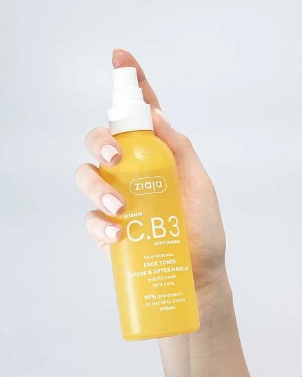Ziaja Vitamin C.B3 Niacinamide Face Toner pleťový tonik 190 ml