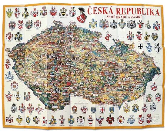 hrady zamky mapa