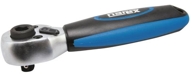 PROFI ráčna Narex 1/4" kombi na hlavice a bity, s přepínací páčkou, 72 poloh (443000964)
