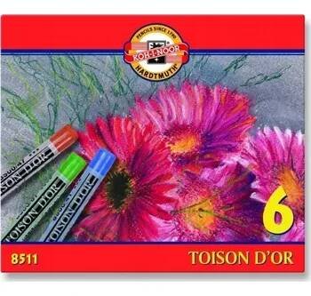 Pastelky Koh-I-Noor Pastely Suché 6 ks