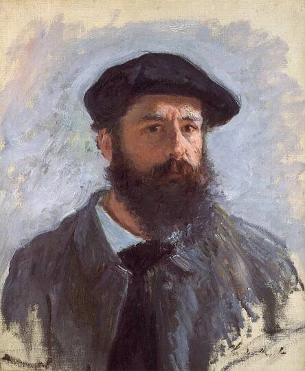 Claude Monet portrait of himself