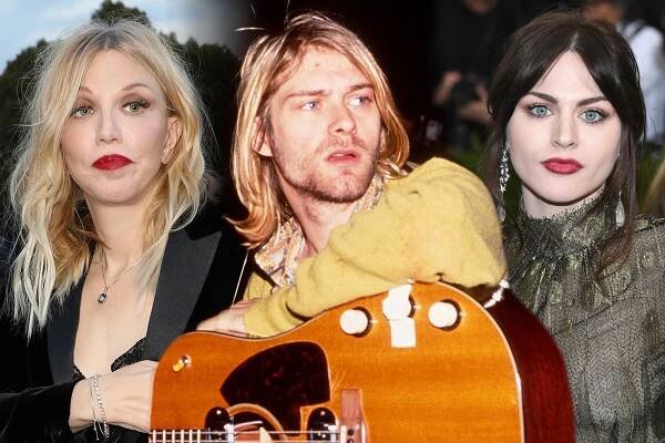 Courtney Love, Kurt Cobain and Frances Bean Cobain