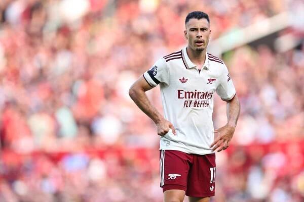 Gabriel Martinelli of Arsenal during a Premier League match.