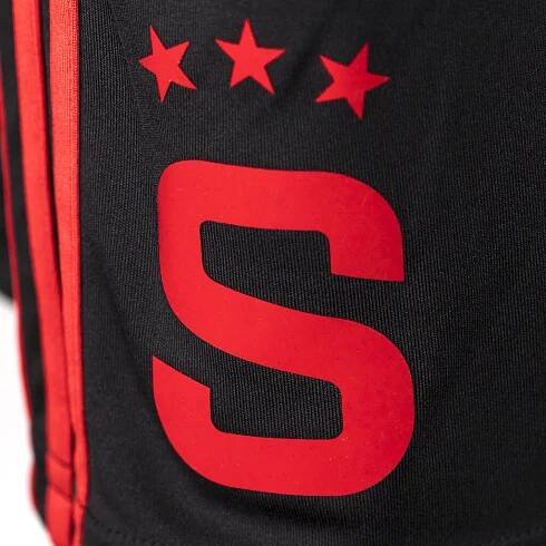 Šortky Sparta x Adidas x Footshop 3. sada 2025/2026 černé dětské