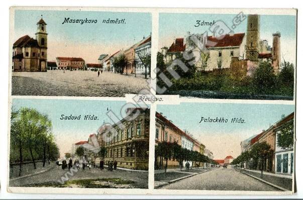Břeclav,  - Pohlednice místopis