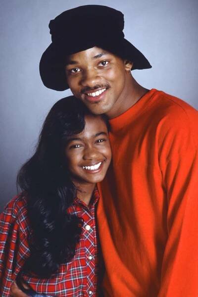 THE FRESH PRINCE OF BEL-AIR -- Season 2 -- Pictured: (l-r) Tatyana Ali as Ashley Banks, Will Smith 
