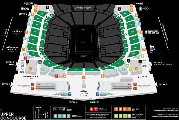 Arena Maps - Climate Pledge Arena
