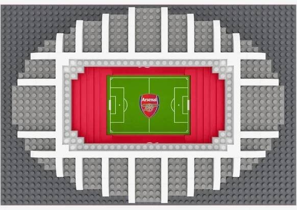 BRXLZ Stavebnice ARSENAL FC 3D Stadium