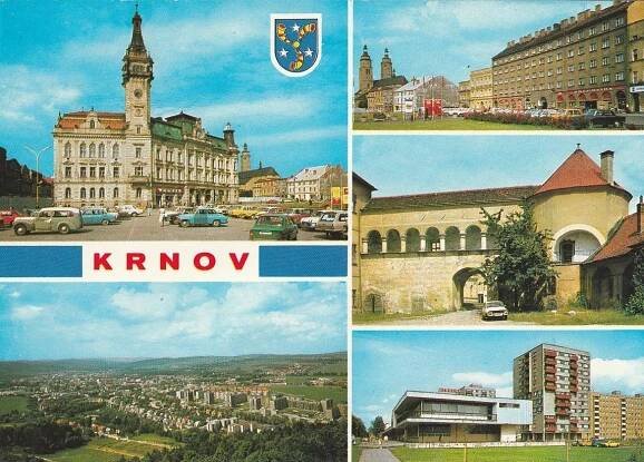 Krnov - Bruntál  - Pohlednice místopis
