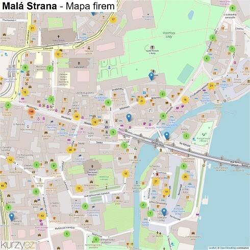 Malá Strana - mapy | Kurzy.cz