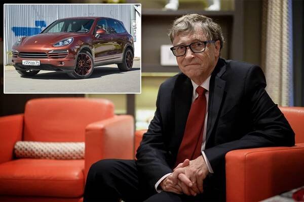 Bill Gates and a Porsche