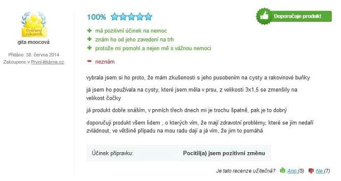 Ovosan hodnocení