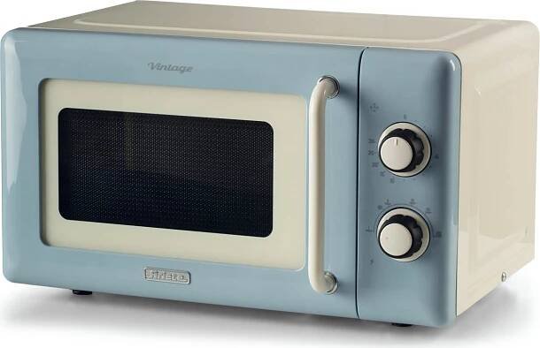 3960/05 Vintage mikrovlnná trouba 800 W modrá