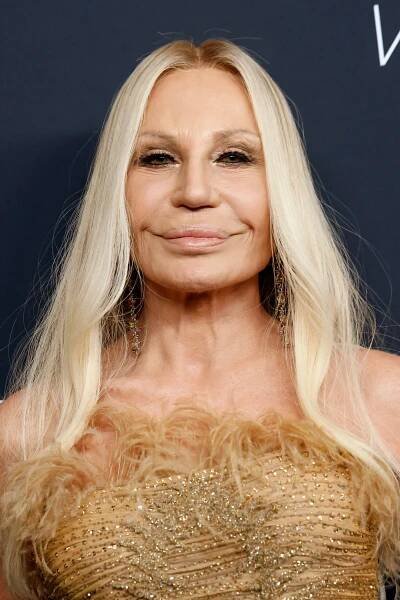 Donatella Versace at the Kering for Women Dinner at The Pool on September 09, 2024.