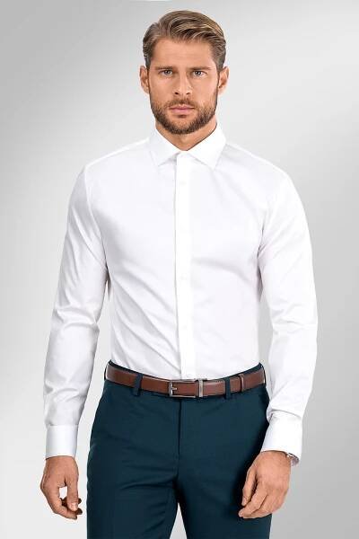 Pánská košile BANDI, model SLIM EDMONTE Bianco