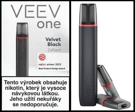 IQOS VEEV ONE černá / VELVET BLACK