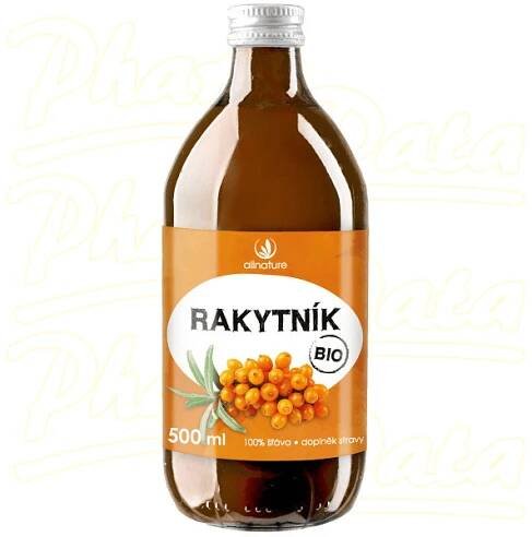 Allnature Rakytníková šťáva 100% BIO 500ml