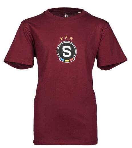 Triko Sparta basic logo rudé dětské - AC Sparta Praha