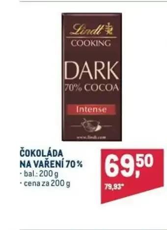 Makro ČOKOLÁDA NA VAŘENÍ 70% nabídka
