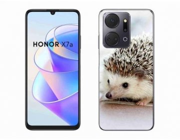 Gelové pouzdro mmCase na mobil Honor X7a - ježek