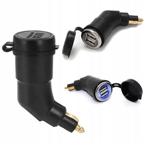 ADAPTÉR ZÁSUVKA ZAPALOVAČE NABÍJEČKA DIN BMW NA USB 3.3A 5V