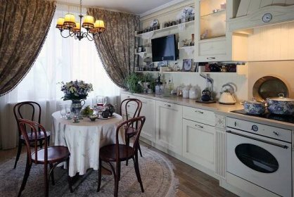 Kuchyně ve stylu Provence - nápady a fotografie interiéru