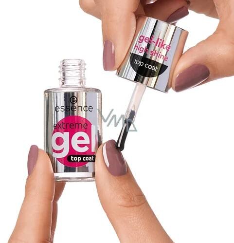 Essence Extreme Gel krycí lak na nehty 01 Gloss to Go 8 ml - VMD drogerie a parfumerie