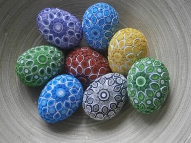 Velikonoční vajíčka zdobená quillingem | Quilling