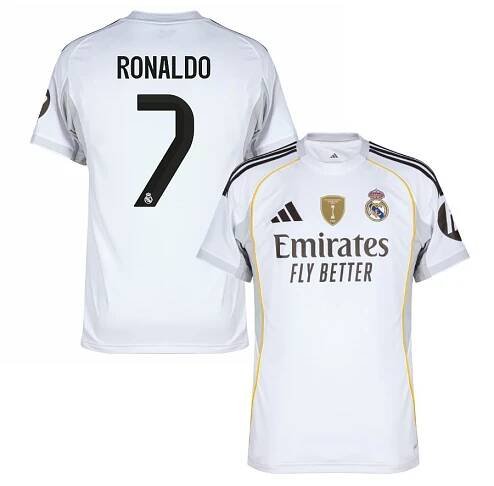 Maillot Real Madrid Domicile 2025 2026 Ronaldo 7