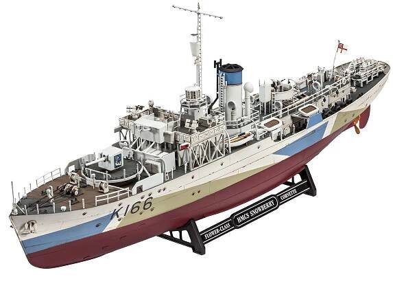 Revell Plastikový model lodě Flower Class Corvette HMCS Snowberry