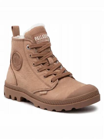 Turistická obuv Palladium Pampa Hi Zip Wl 95982-254-M Hnědá