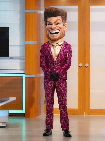 Joel Dommett as a contestant on the Good Morning Britain TV show.
