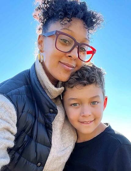 Tamera Mowry and Aden