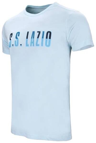 SS LAZIO LIGHT BLUE LOGO T-SHIRT