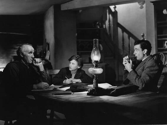 Bylo jednou zelené údolí - Z filmu - Donald Crisp, Roddy McDowall, Walter Pidgeon