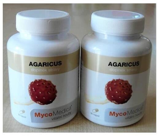MycoMedica Agaricus 2 x 90 kapslí