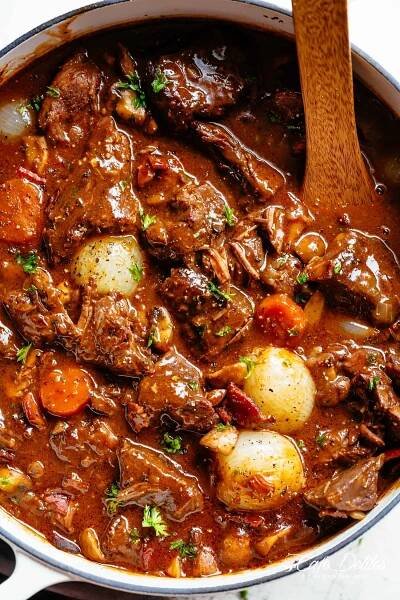 Beef Bourguignon (Julia Child Recipe)