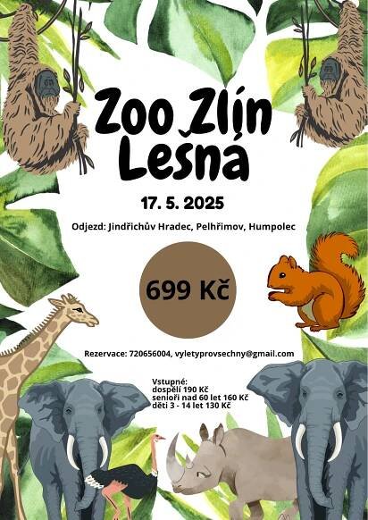 Zoo Zlín Lešná - Výlety s Lucy