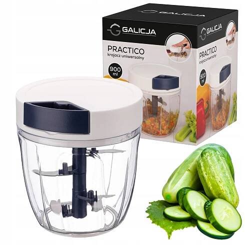 GALICJA UNIVERZÁLNÍ KRÁJEČ PRACTICO 900 ML SEKÁČEK RUČNÍ DRTIČ