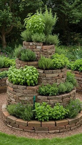 Pin by Michele Lepe on For the Home in 2025 | Vegetable garden design, Spiral garden, Veggie garden